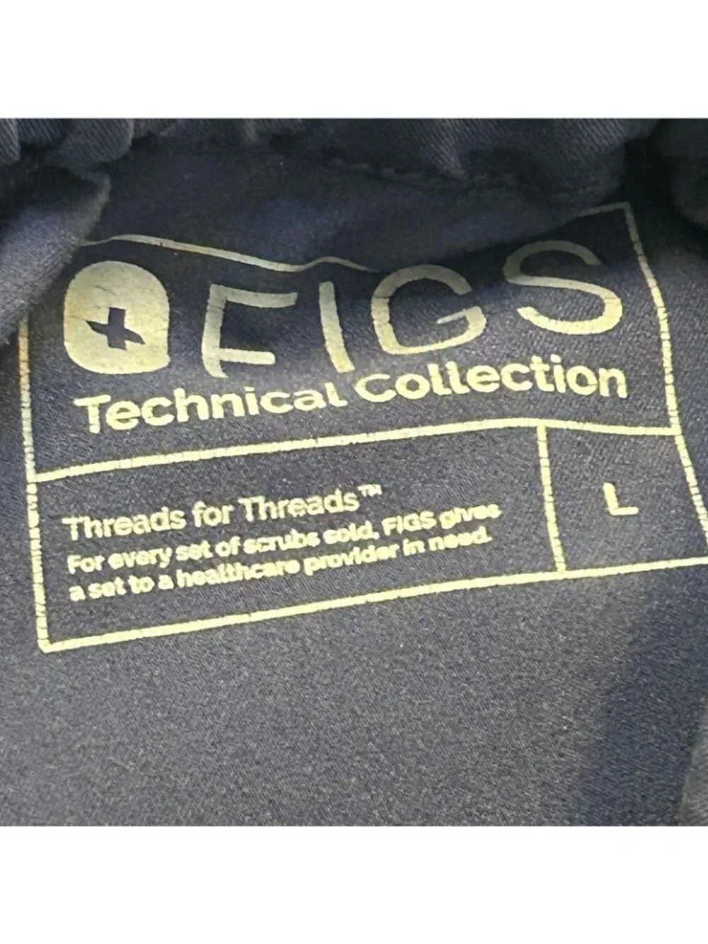 FIGS Pants Mens L Navy Pisco Technical Collection Scrub Stretch Work Straight
